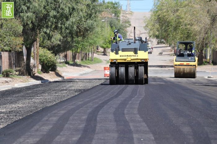 Centenario: Se cerró el circuito de calles asfaltadas del colectivo