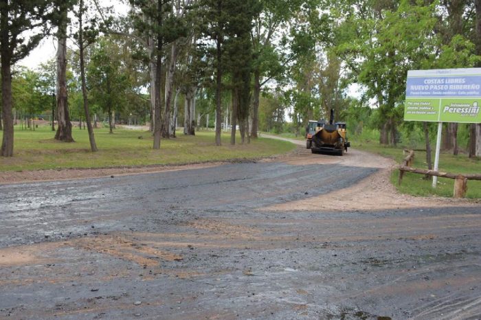 Plottier: Pavimentación de ingreso al Camping Nepen Hue