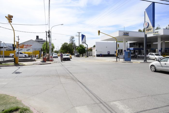 Concluyó un mes antes la obra pluvial en barrio Huiliches y se habilitó al tránsito calle San Martín