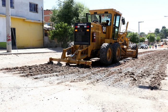 Comenzó otra obra de asfalto en Villa Ceferino