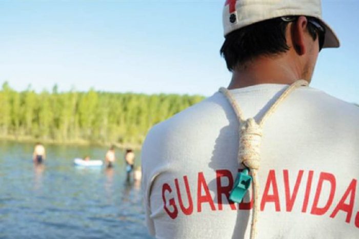 Nuevo equipo de guardavidas en el camping Nepen-Hué