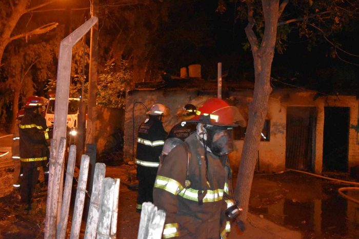 Se incendió parte de la Subcomisión de Bochas del Centro de Jubilados de Plottier