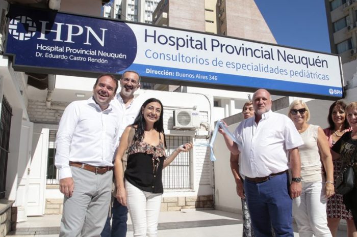 Inauguraron consultorios pediátricos externos del hospital Castro Rendón