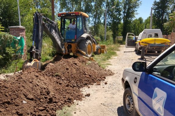 General Roca terminó la extensión de redes de gas en Barrios