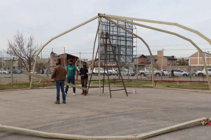 Mantendrán una globa para acompañar el programa DetectAr en el Ruca Che