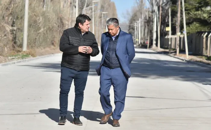 Figueroa y Gaido recorrieron las obras de la Avenida Obrero Argentino